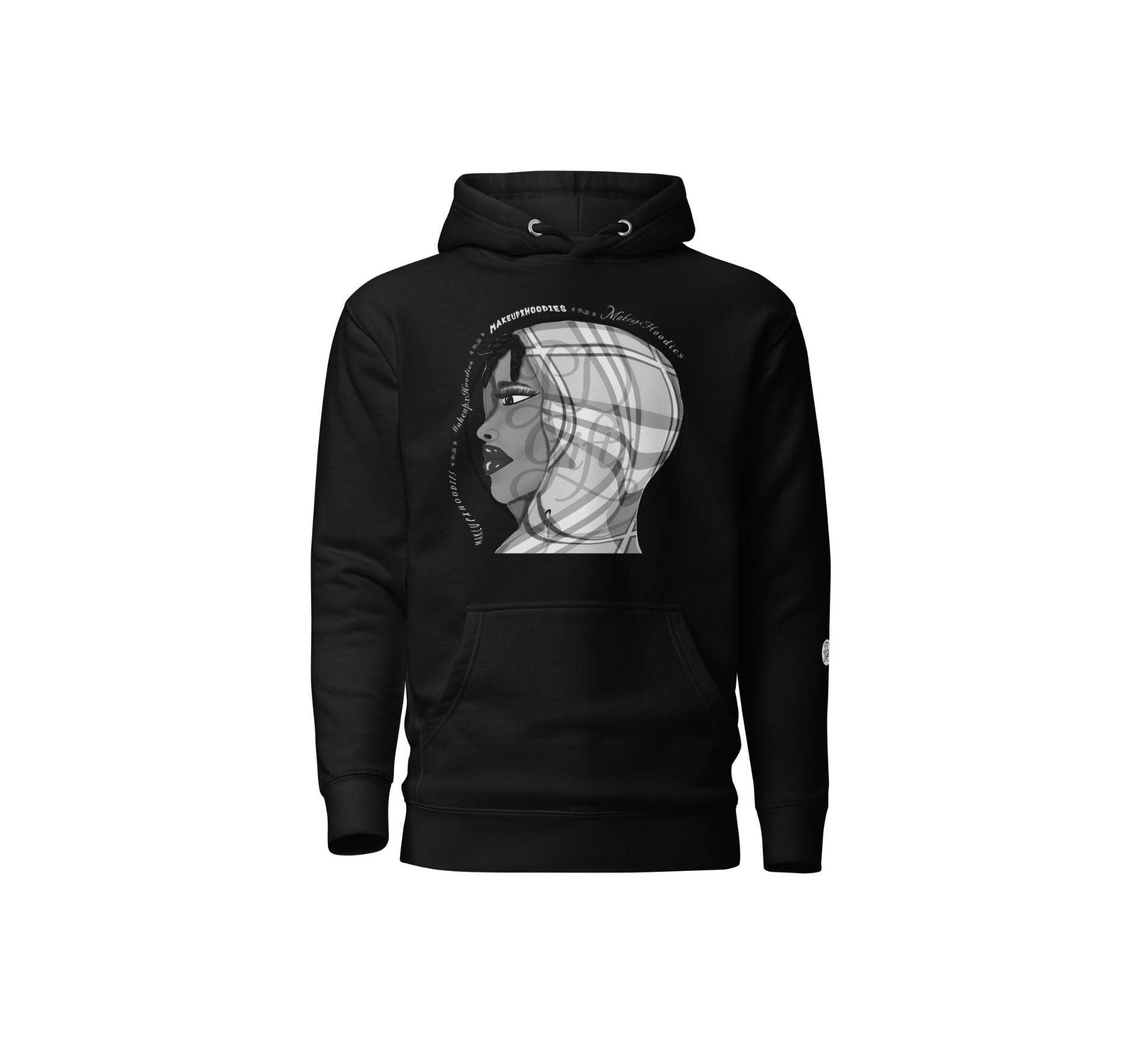 MakeupxHoodie Nior Black Hoodie